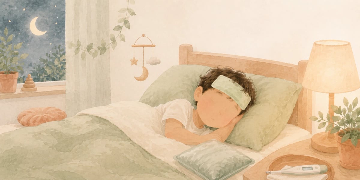 子どもが高熱を出したとき — 受診の目安とホームケア