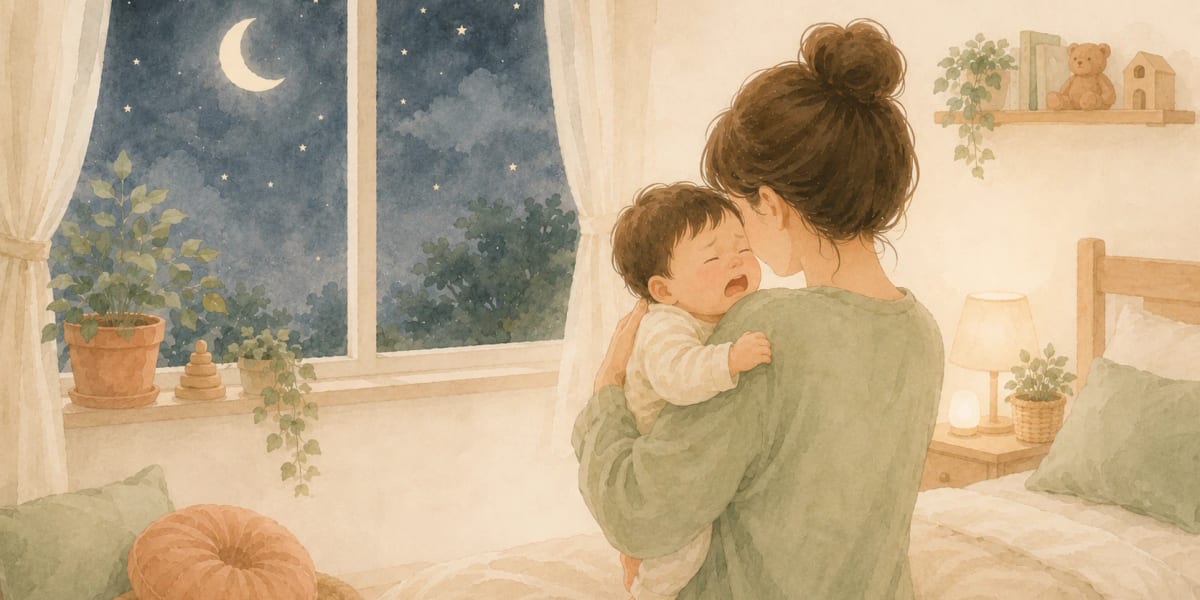 子どもの夜泣きの原因と対処法|いつまで続く?効果的なアプローチを小児科医が解説
